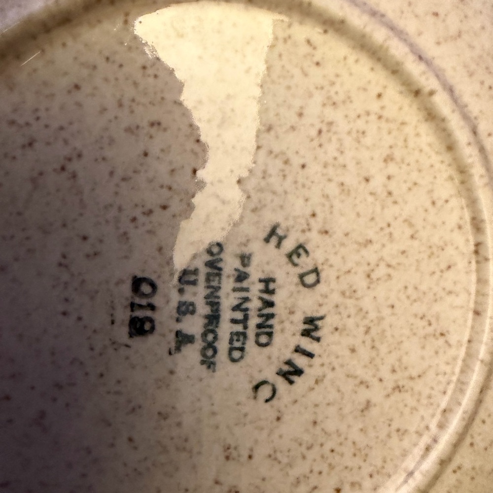 Bob White - Red Wing salad plates - Picture 4 of 4
